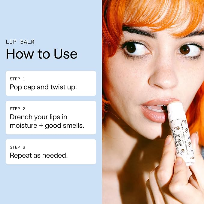 DedCool - Lip Balm Stick (Vanilla) Jumbo, Vegan, Flavored, Coconut Oil Lip Balm, Long Lasting, Moisturization, Hydrates Dry & Chapped Lips, Vegan, Natural, Clean, Non-Toxic, Fragrance For All-VivaGrace Women