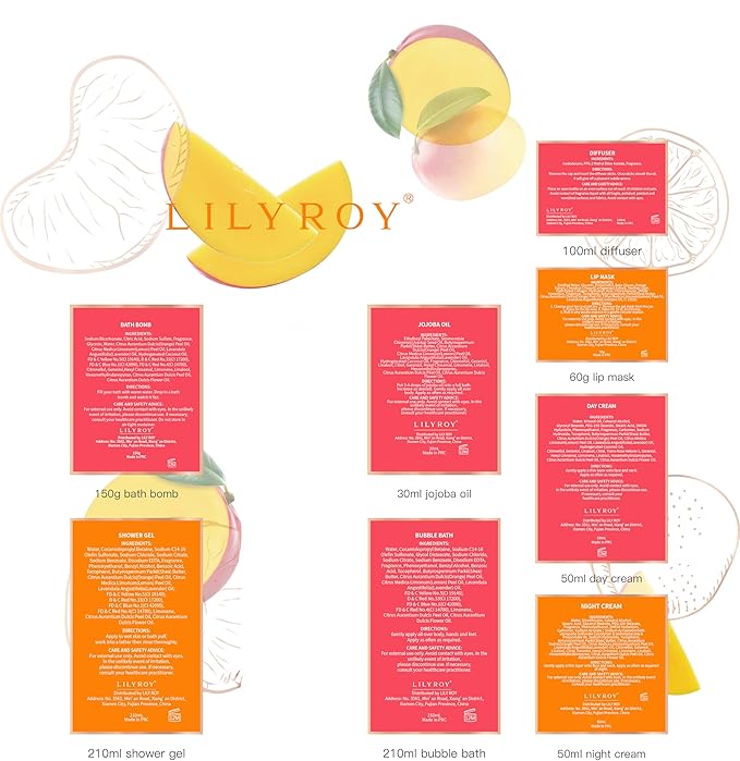 Mothers Day Gifts for Mom - 23-Piece Tropical Bath & Body Basket Set for Women, Spa Gift Basket with Shower Gel, Bath Bomb | Christmas Valentine's Birthday Gift All Occasion Holiday Gift Idea for Her-VivaGrace Women