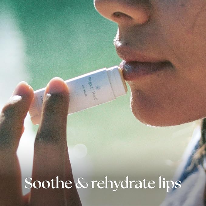 Cooling Lip Balm w/Organic Peppermint, Shea Butter, Vitamin E, Hydrating Chapstick, Soothe Dry Sunburnt Lips, After Sun Care, 2 Pack-VivaGrace Women