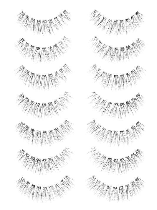 Wispy Lashes Natural Look False Eyelashes 13MM Eye Lash Pack 3D Volume Fake Eyelashes 7 Pair Siligli-VivaGrace Women