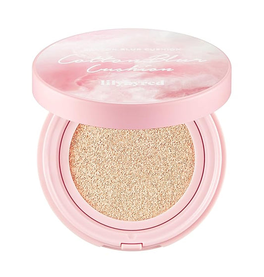 Cotton Blur Cushion SPF50+PA+++ - Skin Cover, Long-Lasting, Powdery Finish for a Flawless Look (19 Pure Cotton)-VivaGrace Women