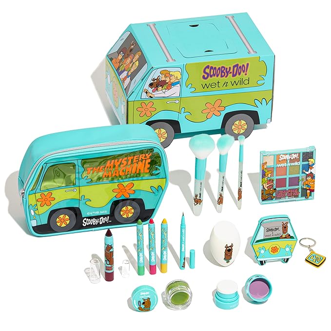 wet n wild Scooby Doo Limited Edition PR Box - Makeup Set with Versatile Brushes, Buildable & Blendable Palettes, Vibrant Colors, & Lip Glosses for Unique Looks, Cruelty-Free & Vegan-VivaGrace Women