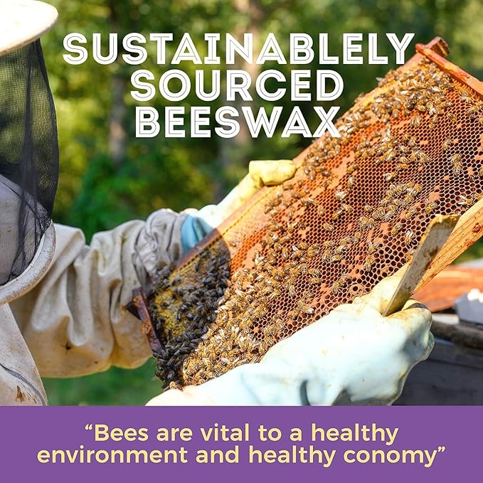 Trifecta Living Co.'s Beeswax Pellets 50LB - 100% Pure Bees Wax Perfect for DIY Candles, Skincare, and More! Discover The Creative Possibilities with Our Versatile Beeswax Pellets (Pure White, 50 LB)-VivaGrace Women