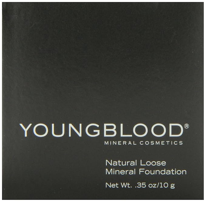 Natural Loose Mineral Foundation - Mahogany by Youngblood for Women - 0.35 oz Foundation-VivaGrace Women