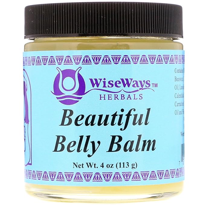 WiseWays Herbals: Beautiful Belly Balm, 4 oz-VivaGrace Women