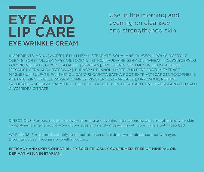 ANNEMARIE BÖRLIND – Eye Wrinkle Cream – Natural Vitamin C + E Anti Aging Eye Cream for Smoothed, Brighter, and Plump Skin With New Elasticity – 0.67 Oz-VivaGrace Women