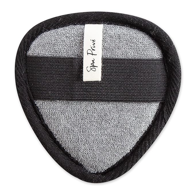 Urbana Spa Prive Men's Bamboo Charcoal Collection, Face Pad,Grey,6338-VivaGrace Women