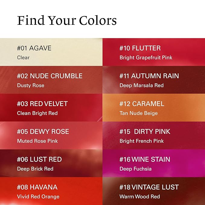 Melixir Vegan Lip Butter #11 Autumn Rain (+11 more colors), Deep Nourishing Tinted Lip Balm for Dry Lips, Bee-Free, Petrolatum-Free, Plant-Based, Hydrating for Cracked & Chapped Lips, Travel Essential-VivaGrace Women