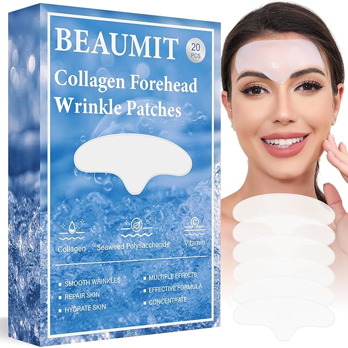 Okela Forehead Wrinkle Patches Overnight 20 pcs with Collagen, Anti Wrinkle Patches, Forehead Wrinkles Beauty Treatment-VivaGrace Women