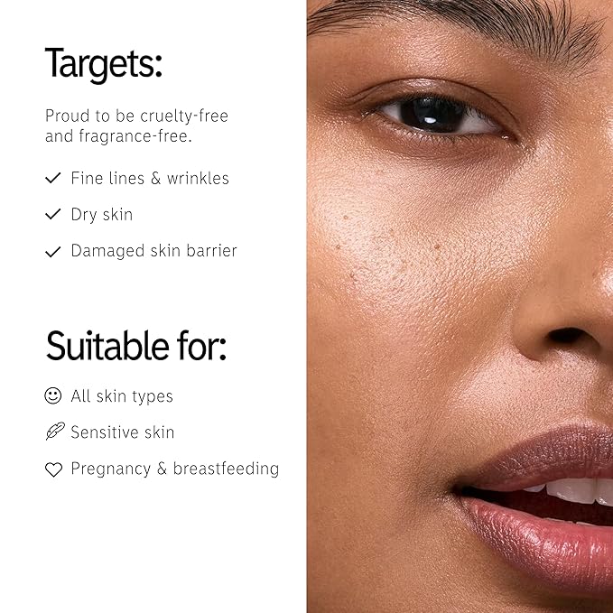 The INKEY List Peptide Moisturizer, Face Moisturizer for Dry Skin, Reduce Appearance of Fine Line & Wrinkles, Hydrate Skin, 1.69 fl oz-VivaGrace Women