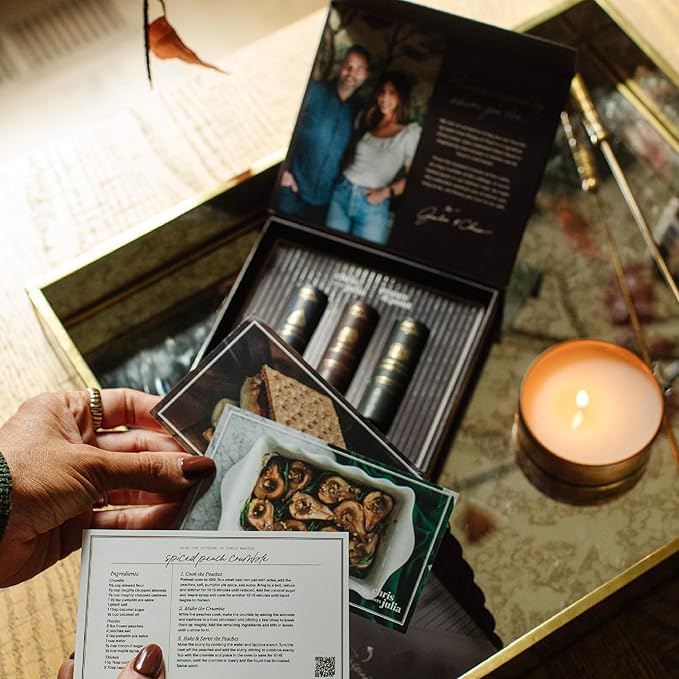 Jumbo Lip Balm Gift Set (Chris Loves Julia Trio) | Poppy & Pout All Natural Lip Balms & Moisturizers | Hydrates with Beeswax, Vitamin E, Organic Coconut Oil | Cruelty-Free | Recyclable Cardboard Tube-VivaGrace Women