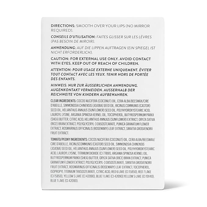 goop Beauty Lip Balm Trio | Clean Moisturizer for Chapped, Cracked & Dry Lips | Clear, Peony, & Tomato | Tinted for Sheer Color | Petroleum Free | 0.16 fl oz Each-VivaGrace Women