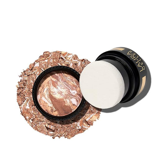 LAURA GELLER NEW YORK Bronze-n-Brighten Baked To Go - Travel Size - Medium - Natural Bronze Glow-VivaGrace Women