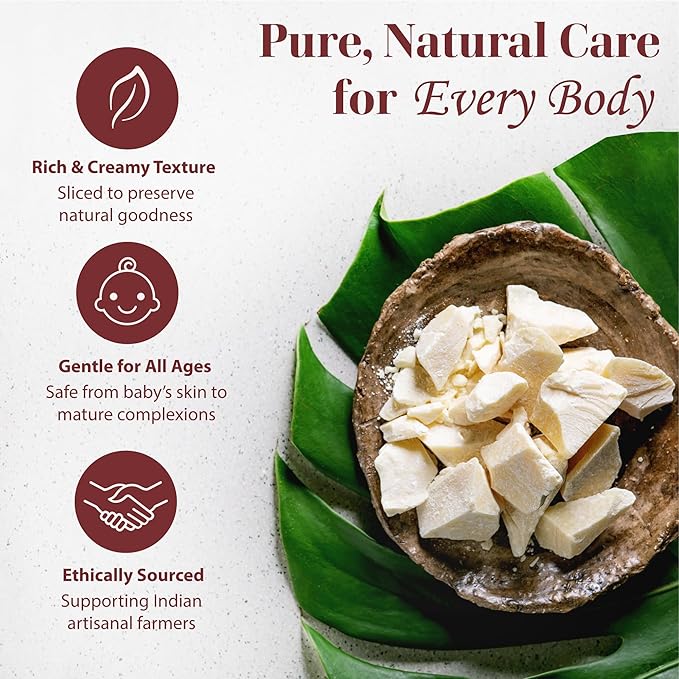 era of nature Kokum Butter Raw - 8 oz (1/2lb) – Natural Butter for Body Butters, Lotion Bars, Lip Balm, Soap Making – Blends Well with Shea or Cocoa Butter – For Stretch Marks, Scars, Pregnancy Care-VivaGrace Women