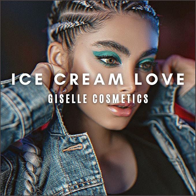 Ice Cream Love Mineral Powder Organic Makeup Kit - Loose Pigment Eyeshadow, Glitter Eyeshadow, Copper Eyeshadow Palette, Non-Toxic Shimmer Eye Shadow, Talc-Free Eyeshadow-VivaGrace Women