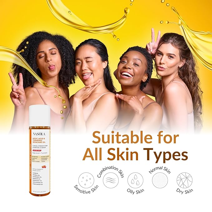 Kojic Acid Turmeric Skincare Bio Pure Oil-VivaGrace Women