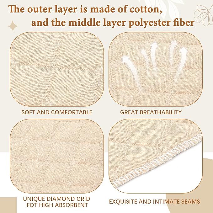 Cotton Tummy Liners and Bra Liners Set for Sweat Rash Skin Folds Plus Size Women Sweating Supplies-VivaGrace Women