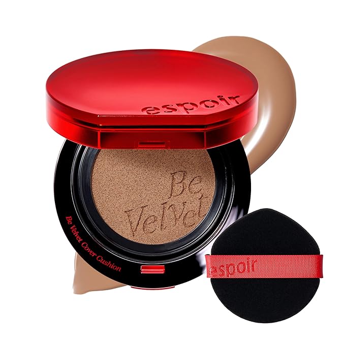 espoir [NEW] Be Velvet Cushion Foundation | Quick and Easy Coverage with Long-lasting Color by Zero Oxidation (#31 Macchiato, 0.46 Ounce (Pack of 1))-VivaGrace Women