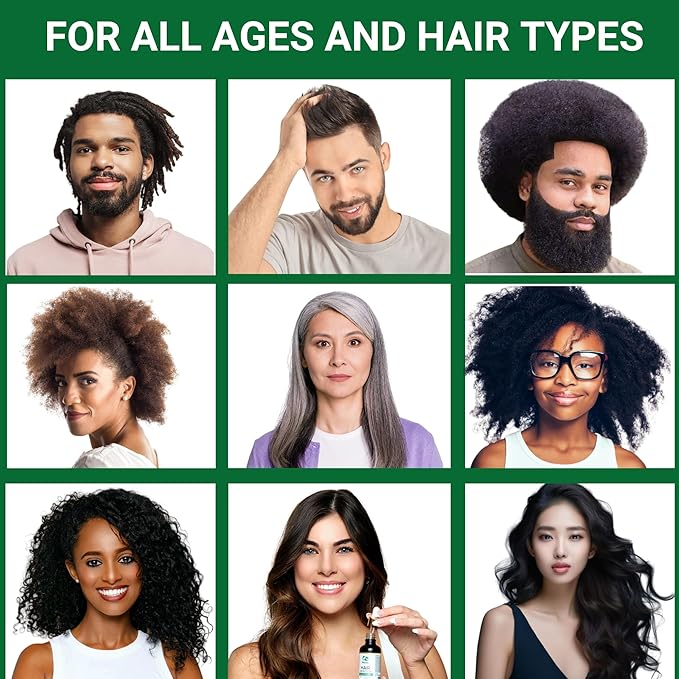 Seddy Hair Growth & Strengthening Oil with Caffeine, Rosemary, Castor, Biotin, Peppermint, Argan & Jojoba Oils - 1.7 Fl. Oz (Pack of 1)-VivaGrace Women