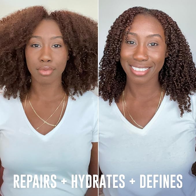 Love Ur Curls - Shampoo & Conditioner Set with All in One Curl Cream Styler for Kinky & Coily Hair, 3 Step System for Repair and Moisturizing-VivaGrace Women