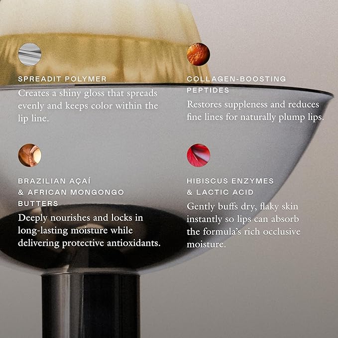 EADEM Le Chouchou Lip Softening Balm, Lip Gloss for Women, Lip Plumper & Lip Mask, Overnight Hydrating & Moisturizing Luxury Lip Balm, 0.5 oz, Burnt Malai-VivaGrace Women