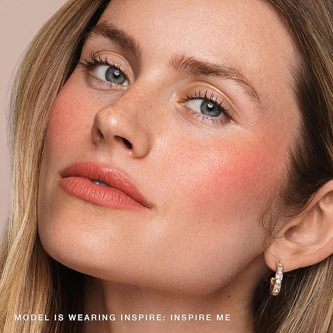 Jouer Blush & Bloom Cheek + Lip Duo - Hydrating Cream Blush Stick for Lip and Cheek Tint - Moisturizing Rose Hip and Squalane Oil Formula, Inspire-VivaGrace Women