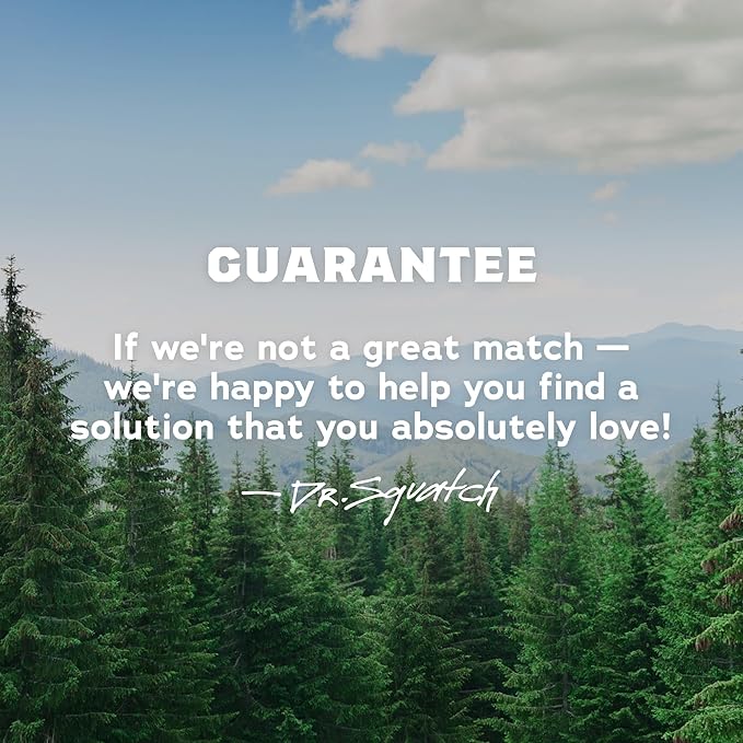 Dr. Squatch NEW Natural Lip Balm - Petrolatum, Paraben, Artificial Flavor-free - Shea Butter, Beeswax, Vitamin E - Original Squatch, Vanilla Bourbon, Coconut Cove, Wild Watermelon (0.25 oz, 4 Pack)-VivaGrace Women