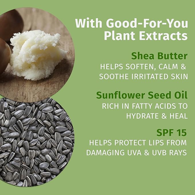 Hempz SPF 15 Lip Balm, Sweet Pineapple & Honey Melon Herbal Soothing Lip Care, for Men or Women .44 oz.-VivaGrace Women