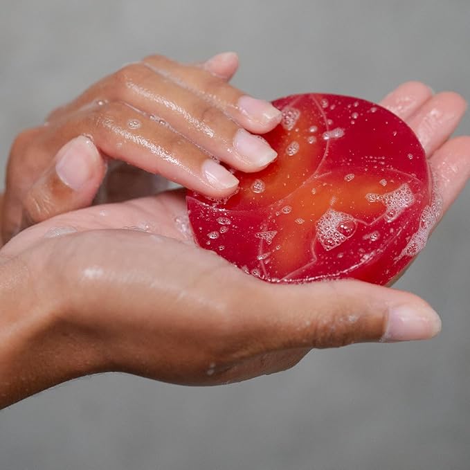 ANIHANA Handcrafted Soap 3 Pack with Coconut Oil, Gentle Cleansing Paraben Free Cruelty Free Refreshing Peach Smoothie Scent 4.23 oz each-VivaGrace Women