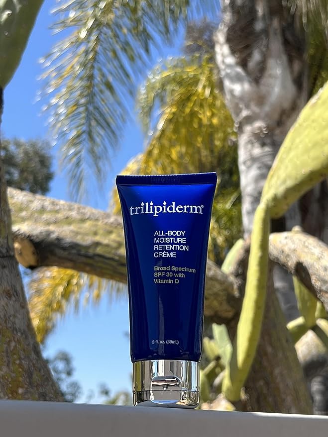 Trilipiderm Travel Size Moisturizer Sunscreen 3oz – The Stowaways Overnight, Travel Size, Getaway – Hydration for Body and Face 1 x SPF 30 Sunblock and 1 x All-Body Moisturizer-VivaGrace Women