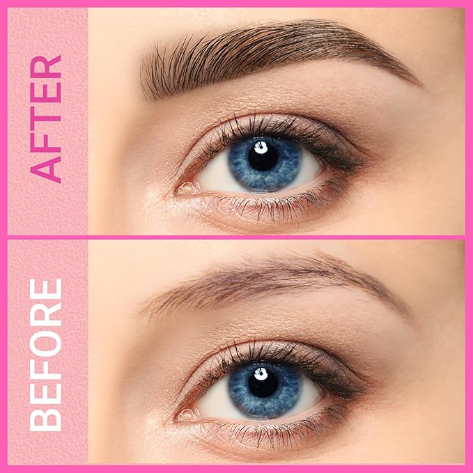 iMethod Eyebrow Pen - Eyebrow Pencil Magical 2-in-1 Eye Brow Pencils for Women with 4-Fork-Tip & Precise Brush-Tip for Natural Hair-Like Brows, Last All-Day, with Eyebrow Spoolie Brush, Grey-VivaGrace Women