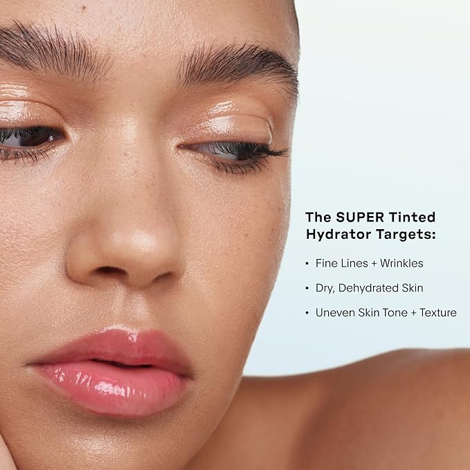 U Beauty The Super Tinted Hydrator Hyaluronic Acid Moisturizing Cream - Mega-Dose Skin Hydrator for Supple, Smooth, and Softer-Looking Skin For Up To 48 Hours - Shade 7-1.0 oz-VivaGrace Women