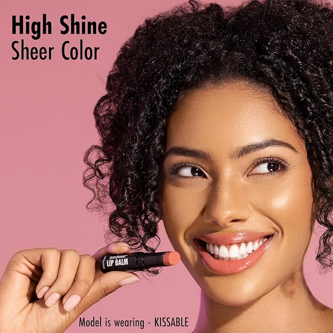 Black Radiance Beyond A Pout Plumping Lip Balm, Moisturizes & Conditions with a Blend of Botanical Oils & Hyaluronic Acid For a Glossy Finish, Vegan, Cruelty-Free - Kissable-VivaGrace Women