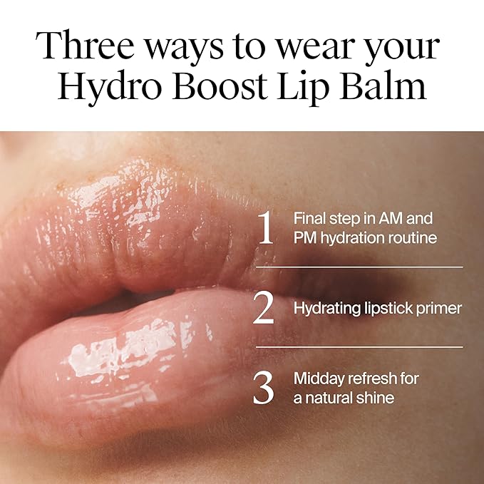 Neutrogena Hydro Boost Hyaluronic Acid, Unscented Lip Balm Leaves Lips Feeling Hydrated, Sheer Ice Nude Lip Balm with a Sweet Sugar Flavor, Fragrance Free, 0.5 oz (Pack of 2)-VivaGrace Women