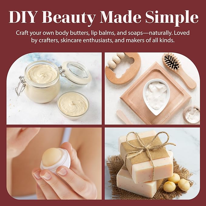 era of nature Kokum Butter Raw - 16 oz (1lb) - Natural Butter for Body Butters, Lotion Bars, Lip Balm, Soap Making – Blends Well with Shea or Cocoa Butter – For Stretch Marks, Scars, Pregnancy Care-VivaGrace Women