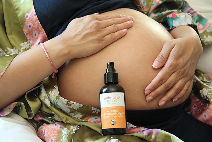 Third Trimester Set – All Natural Skincare Pregnancy Gift Box – Anti-stretch mark Belly Oil, Rose Facial Mist, Cleansing Oil, Face Wash - Mambino Organics-VivaGrace Women
