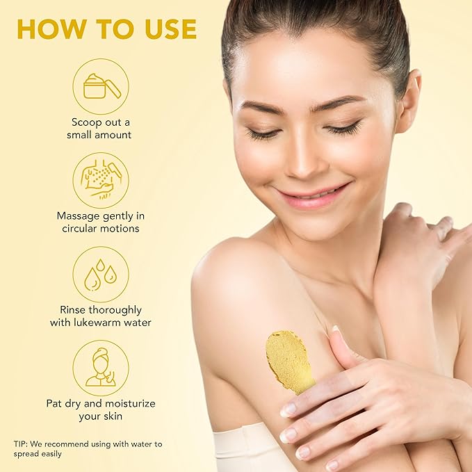 Botanic Hearth Mango Swirl Body Scrub - 8.8 fl oz - Exfoliating & Moisturizing Scrub for Smooth, Radiant Skin - Infused with African Shea & Glycolic Acid | 3 in 1 Scrub-VivaGrace Women