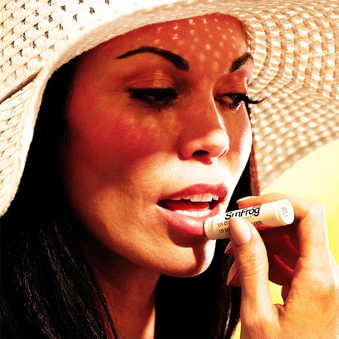 Royal SunFrog | 2-Pack Tropical Lip Balm with SPF 45 Sun Protection | Protects, Soothes, and Moisturizes with Vitamin E and Sunscreen (0.15oz/4.25g Per Stick)-VivaGrace Women