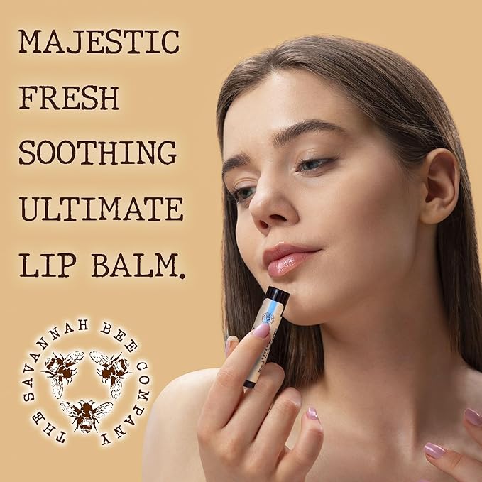Savannah Bee Company Lip Balm - Lip Moisturizer for Chapped Lips - Hydrating Lip Balm with Pure Honey-VivaGrace Women
