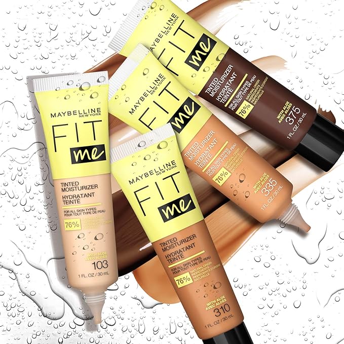 Maybelline New York Maybelline Fit Me Tinted Moisturizer, 355, 1 Fl. Ounce ., 355, 1 fluid_ounces (Pack of 2)-VivaGrace Women