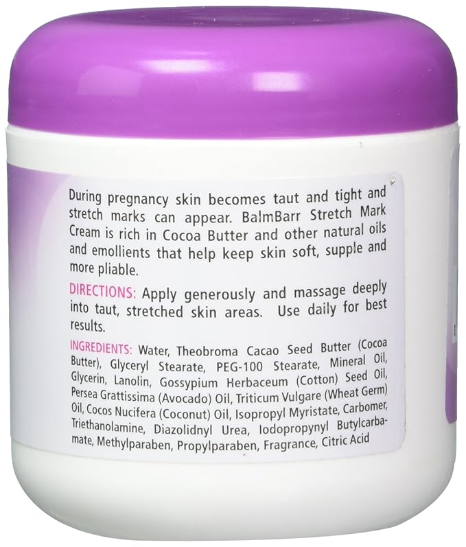 BalmBarr Cocoa Butter Formula Stretch Mark Cream 6oz-VivaGrace Women