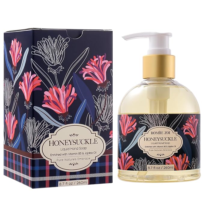 Liquid Hand Soap with Gift Box - Honeysuckle - 260ml/ 8.7 fl.oz