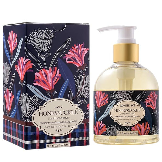 Liquid Hand Soap with Gift Box - Honeysuckle - 260ml/ 8.7 fl.oz