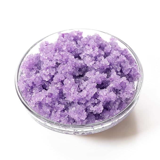 Amira Beauty Dead Sea Salt Body Scrub | Lavender & Chamomile | Foaming Shower Scrub with Organic Essential Oils | Exfoliates and Moisturizes Skin | 7 OZ-VivaGrace Women