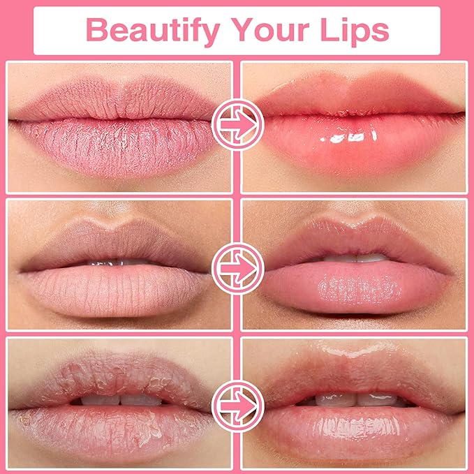 Lip Balm Honey Pot, Honey & Strawberry Lip Mask Propolis Moisturizing Lip Balm with Stick, Hydrating & Prevent Dry and Cracked Lip(2 Pcs)-VivaGrace Women