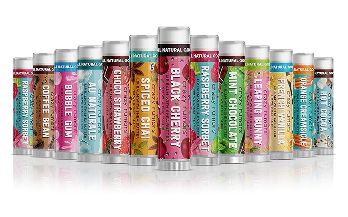 Crazy Rumors Brew Lip Balm Tube 0.15 oz, Orange Bergamot-VivaGrace Women