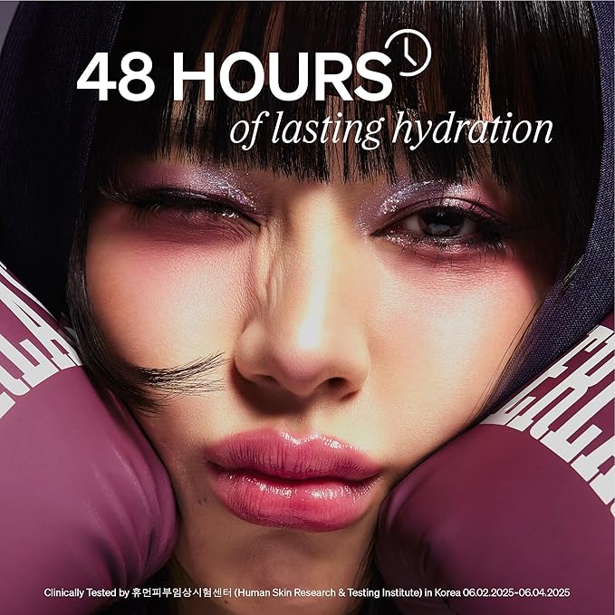 LipLock Jelly Serum for Dry Lips, Long-Lasting, Hydrating, Plumping, Glossy Mask with Rose PDRN, Carrot Collagen, Pillow Peptide, Moisturizing Tinted Lip Balm. (Grape Crush)-VivaGrace Women