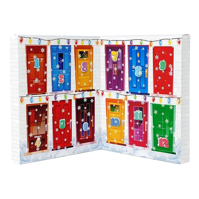 Hempz Twelve Days of Hydration Skin Care Gift Set (12-pack) - Candy Cane Moisturizer & Lip Balm, Vanilla Moisturizer, Pineapple & Melon, Original, & Triple Moisture Shampoo, Conditioner & Moisturizer-VivaGrace Women