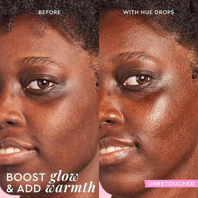 Glow Recipe Hue Drops Tinted Face Serum - Bronzing Drops to Brighten & Hydrate - Skincare Makeup Primer & Liquid Highlighter to Blur Pores for a Radiant, Even Skin Tone - Sunglow (40ml)-VivaGrace Women