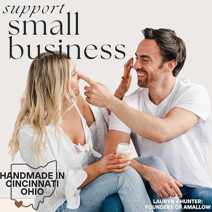 Amallow 100% Grass Fed Beef Tallow for Skin Care - Face + Body - Whipped Moisturizer - Natural Lotion, 4 FL. oz. (Vanilla Latte)-VivaGrace Women